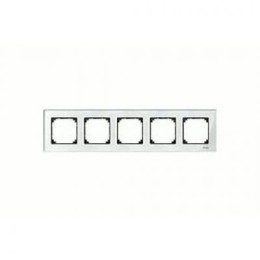 MTN404519 Рамка M-Elegance Белый бриллиант 5-постовая Merten