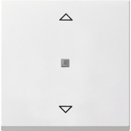 232827 Накладка управления жалюзи Белый матовый Белый Gira