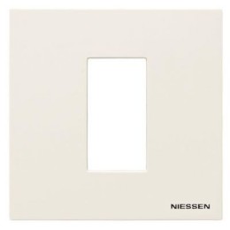 N2171 BL Рамка Zenit Альпийский белый 1-постовая ABB