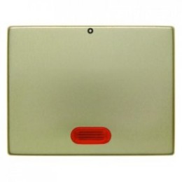 14180002 Клавиша с красной линзой и надписью "0" цвет: золотой, металл Arsys Berker