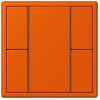 LC502TSA4320S Les Couleurs® Le Corbusier KNX кнопочный модуль F 50 с двумя парами кнопок orange vif Jung