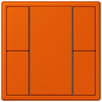LC502TSA4320S Les Couleurs® Le Corbusier KNX кнопочный модуль F 50 с двумя парами кнопок orange vif Jung