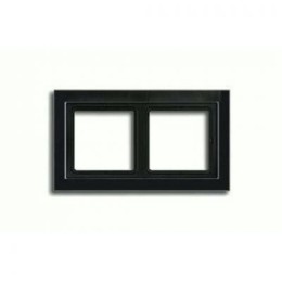 LSD982SW Рамка LS Design Черный 2-постовая Jung