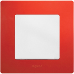 672531 Рамка Etika Красный 1-постовая  Legrand