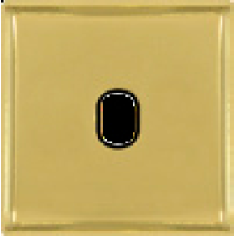 FD04320OB-M Монтаж. плата для выключателя тумблерного типа с 1 коннектором, цвет bright gold+чер. FEDE