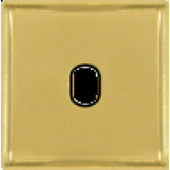 FD04320OB-M Монтаж. плата для выключателя тумблерного типа с 1 коннектором, цвет bright gold+чер. FEDE