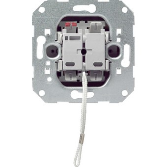 016500 Вставка шнурового кнопочного выключателя 1-полюсный , с дополнительным сигнальным контактом Gira