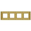 FD01414OB Рамка Granada Bright Gold 4-постовая Fede