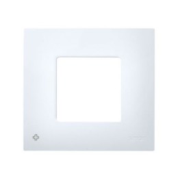 2700617-060 Накладка декоративная на рамку базовую, 1 пост, антибактериальная функция, Simon 27 Play, белый