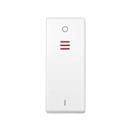 82032-60 Клавиша для выключателя двухполюсного с контрольной подсветкой, узкий модуль, S82C, белый Simon