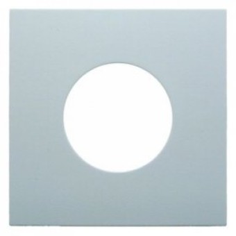 11241909 Центральная панель для нажимной кнопки и светового сигнала Е10 цвет: полярная белизна, матовый S.1/B.1/B.3/B.7 Glas Berker