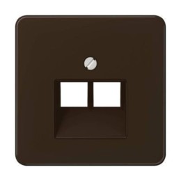 CD569-2UABR CD 500/CD plus Коричневый Накладка 2-ой наклонной ТЛФ/комп розетки Jung