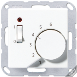 TRA231AL А 500 Алюминий Термостат комнатный, 10(4)А Jung A серия