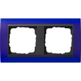 021289 Рамка Event Синий / Черный 2-постовая Gira
