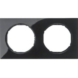 10122245 Рамка R.3 Черный 2-постовая Berker