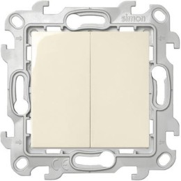 2410397-031 Двухклавишный переключатель, сл кость Simon 24