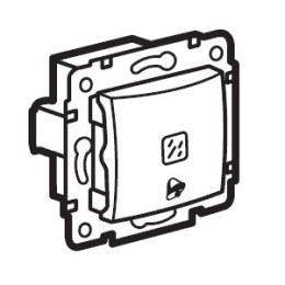 770115 Valena Выключатель кнопочный с подсветкой "Звонок" Legrand