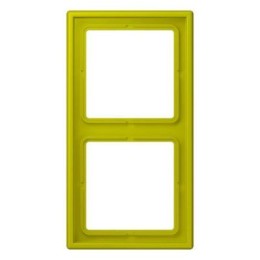 LC9824320F Рамка Les Couleurs Le Corbusier Vert olive vif 2-постовая Jung