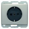 41340004 Штепсельная розетка SCHUKO цвет: нержавеющая сталь Arsys Berker