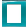 LNA4826VD Рамка LivingLight Квадрат Зеленый 3+3 модуля Bticino