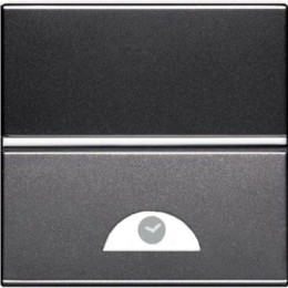 N2262 AN Механизм электронного выключателя с таймером 9 сек - 240 сек, 1000 Вт, 2-модульный, серия Zenit, цвет антрацит, ABB