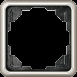 CD581PT Рамка CD 500 Платина 1-постовая Jung