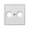 2705097-030 Накладка на розетку телевизионную R-TV+SAT, (механизм Simon 27), IP44, IK07, Scudo, белый