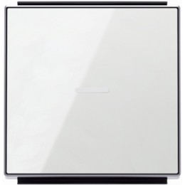 8501.3 CB Клавиша для 1-клав. выкл-й/перекл-й/кнопок линзой подсветки Стекло белое , ABB