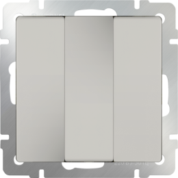 WL03-SW-3G-ivory Выключатель трехклавишный (слоновая кость) Antik Werkel a033750