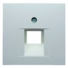 14078989 Центральная панель для розетки UAE цвет: полярная белизна, с блеском S.1/B.3/B.7 Glas Berker