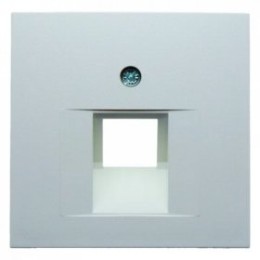 14078989 Центральная панель для розетки UAE цвет: полярная белизна, с блеском S.1/B.3/B.7 Glas Berker
