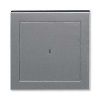 Накладка ABB Levit для выключателя карточного сталь / дымчатый чёрный 3559H-A00700 69 2CHH590700A4069