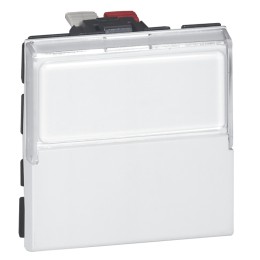 077043 Mosaic Кнопка переключатель 6A, с держателем этикеток Legrand