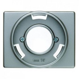 11679004 Центральная панель для светового сигнала Е14 цвет: стальной, лак Arsys Berker