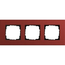 0213229 Рамка Esprit Linoleum-Multiplex Красный 3-постовая Gira 0213229 Рамка Esprit Linoleum-Multiplex Красный 3-постовая Gira