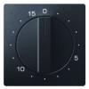 16326086 Центральная панель с регулировкой для механических таймеров, Q.1/Q.3, цвет: антрацитовый Berker
