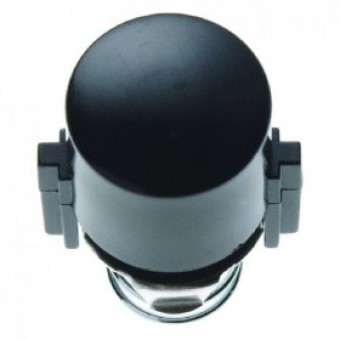 122501 Заглушка для нажимной кнопки и светового сигнала Е10 цвет: черный, с блеском серия 1930, Glasserie, Palazzo Berker