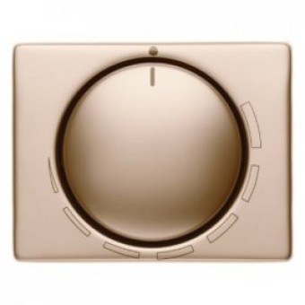 11340021 Центральная панель с регулирующей кнопкой для регулятора числа оборотов цвет: светло-бронзовый, металл Arsys Berker