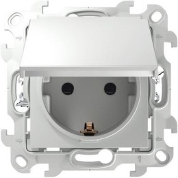 2420448-030 Розетка 2К+З IP44 Push&Go, бел Simon 24