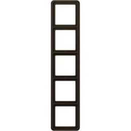 CD585WUBR Рамка CD Ударопрочная Коричневый 5-постовая Jung