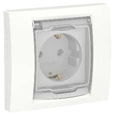 NU003718 Розетка с заземл., со шторками, с крышкой, IP44, Белый Schneider Electric NU003718 Розетка с заземл., со шторками, с крышкой, IP44, Белый Schneider Electric