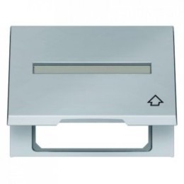 11547104 Промежуточная рамка с откидной крышкой и полем для надписи цвет: нержавеющая сталь K.5 Berker