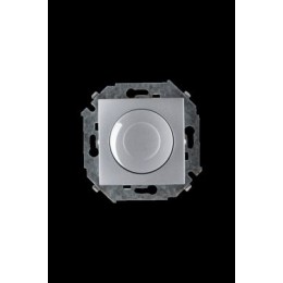 1591311-033 Регулятор напряжения поворотно-нажимной, 500Вт, 230В, винтовой зажим, алюминий Simon 15