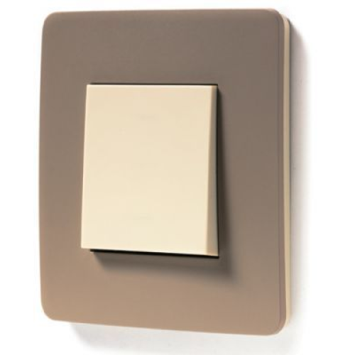 NU280227 Рамка Unica Studio Color Песочный / Бежевый 1-постовая Schneider Electric