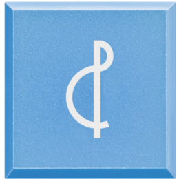 H4920LG Axolute Сменные клавиши с символами для кнопок с подсветкой HC-HS-4038LA/Музыка Bticino