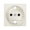 82043-31 Накладка на 2-х полюсн. розетку 2P+E с заземл. с уменьш.глубиной уст., S82,82Н,82Д,сл.кость Simon
