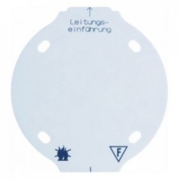 133119 Самозатухающее основание, 1-местное цвет: полярная белизна Serie 1930 Berker