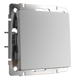 WL06-SW-1G-2W Выключатель одноклавишный проходной (серебряный) Antik Werkel a029821