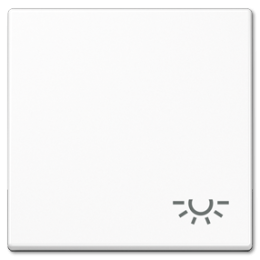 A590LWW А 500 Белый Клавиша 1-я с символом "ОСВЕЩЕНИЕ" Jung A серия