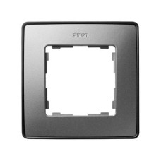 8201610-293 Рамка декоративная, 1 пост, Select, Simon 82 Detail, алюминий-графит 8201610-293 Рамка декоративная, 1 пост, Select, Simon 82 Detail, алюминий-графит
